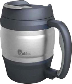 Bubba mug keeps drinks hot, cold